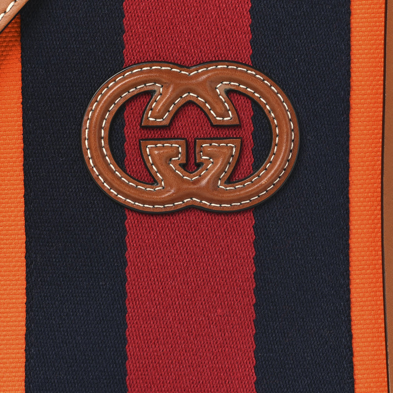 Gucci Canvas Calfskin Web Mini