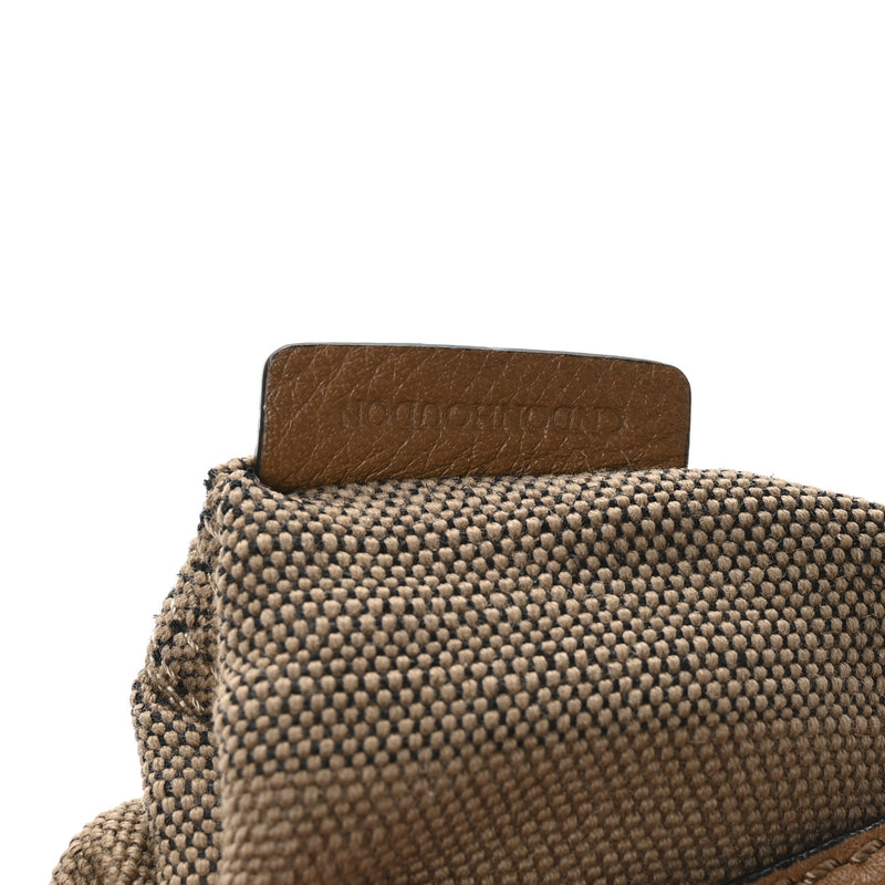 Burberry Grainy Calfskin Canvas Mega