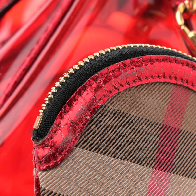 Burberry Vinyl Metallic Watersnake Blaze