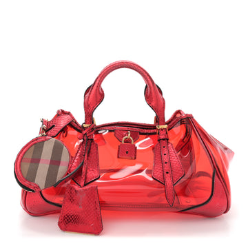 Burberry Vinyl Metallic Watersnake Blaze