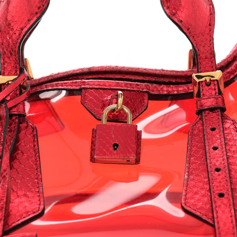 Burberry Vinyl Metallic Watersnake Blaze