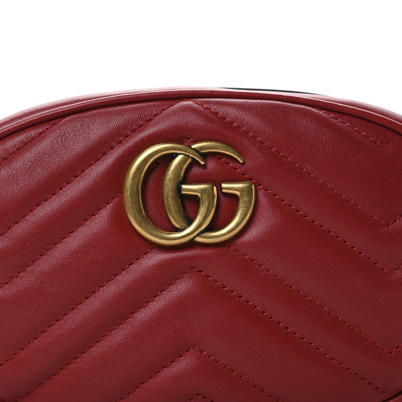Gucci Calfskin Matelasse Gg Marmont Belt