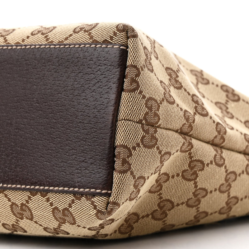 Gucci Small Charmy Tote Dark Brown
