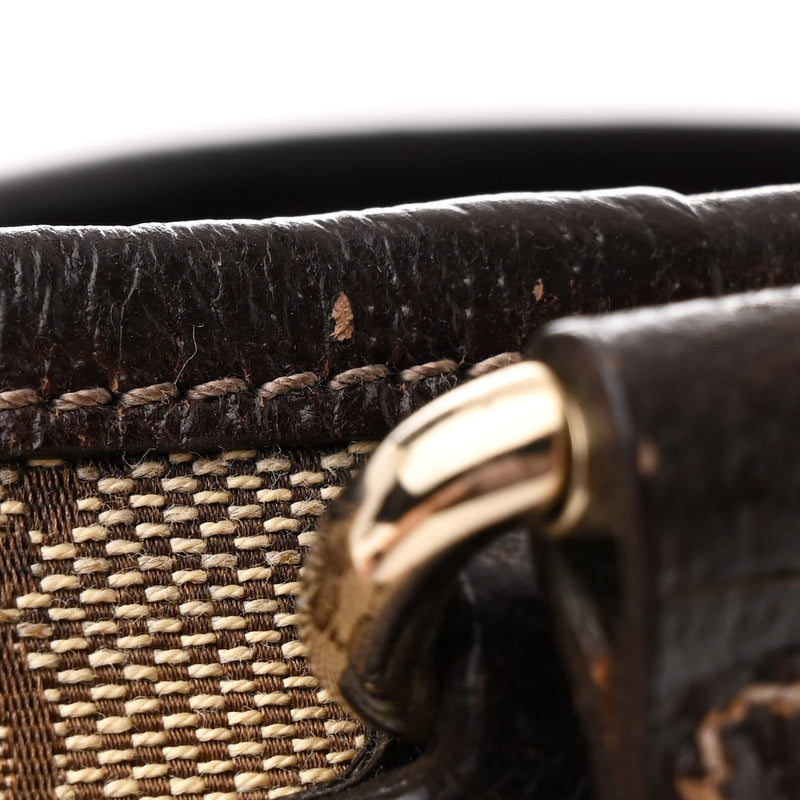 Gucci Small Charmy Tote Dark Brown