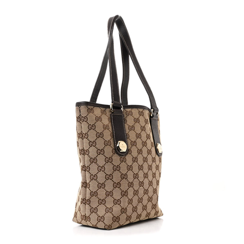 Gucci Small Charmy Tote Dark Brown