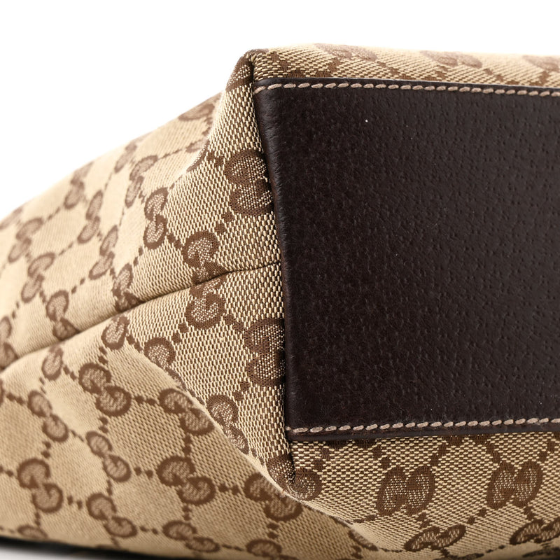 Gucci Small Charmy Tote Dark Brown