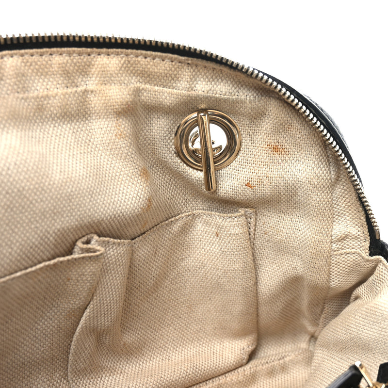 Gucci Pebbled Calfskin Small Soho Bowler