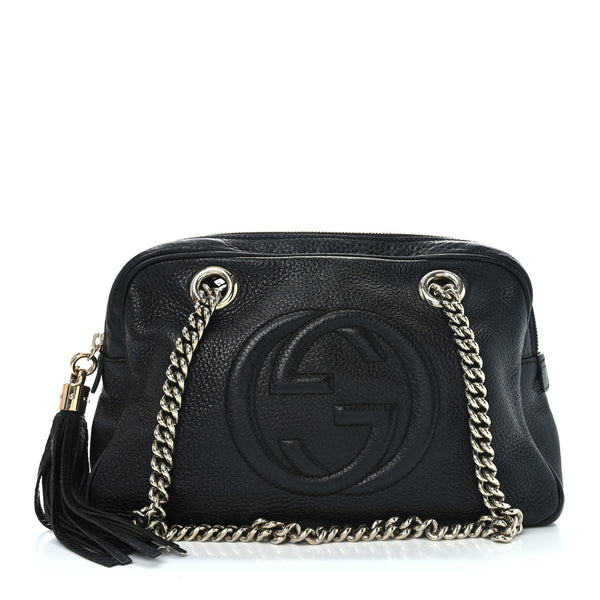 Gucci Pebbled Calfskin Small Soho Bowler