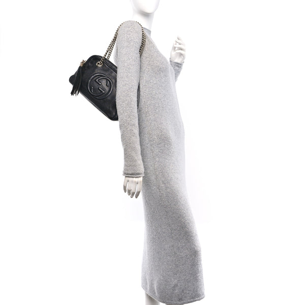 Gucci Pebbled Calfskin Small Soho Bowler