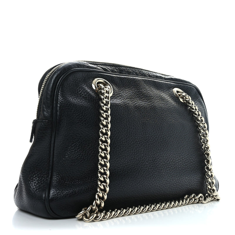 Gucci Pebbled Calfskin Small Soho Bowler
