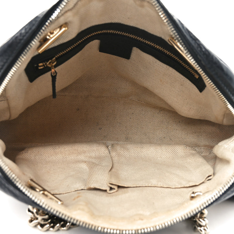 Gucci Pebbled Calfskin Small Soho Bowler