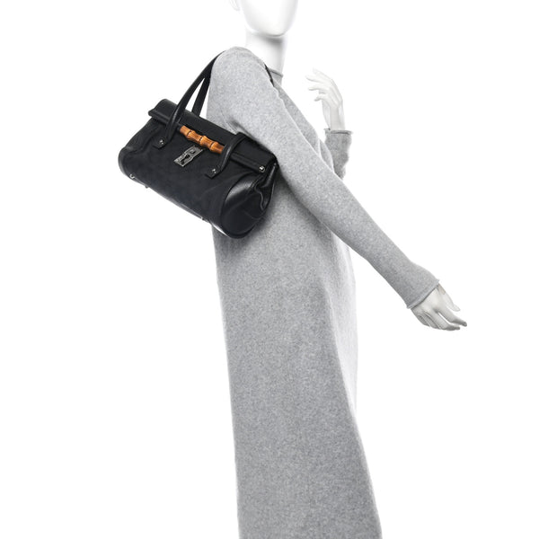 Gucci Bamboo Bullet Bag Black