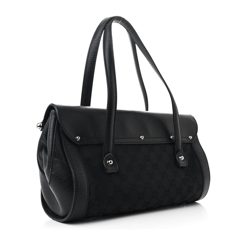 Gucci Bamboo Bullet Bag Black