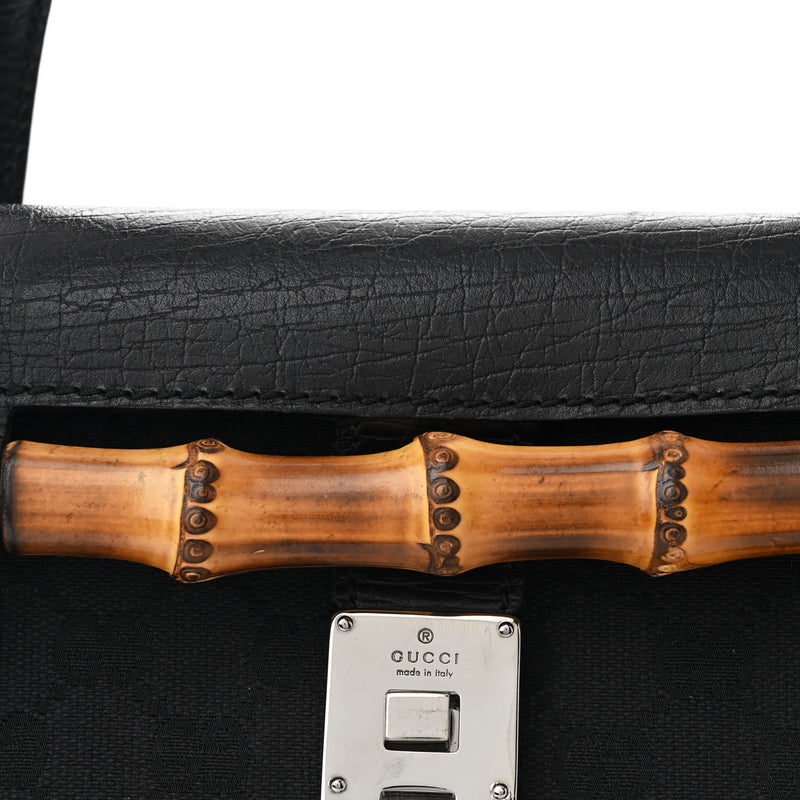 Gucci Bamboo Bullet Bag Black