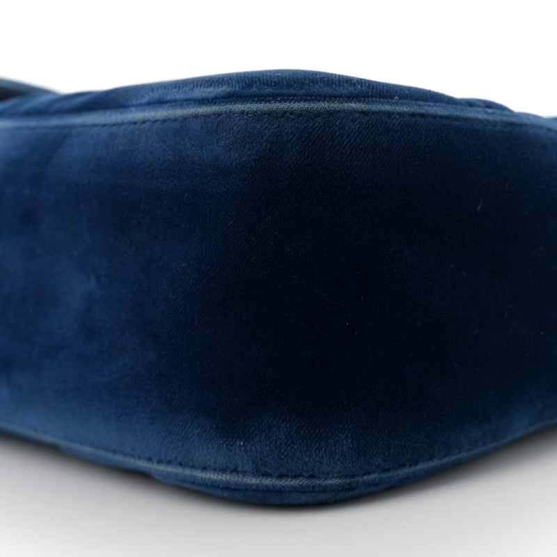 Gucci Velvet Matelasse Medium Gg Marmont
