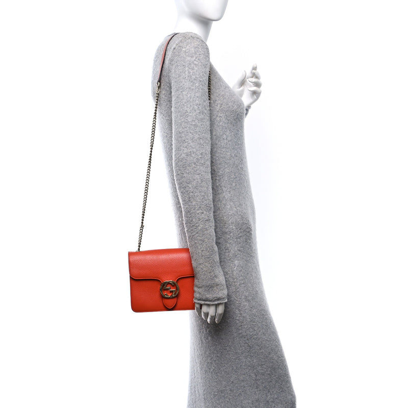 Gucci Dollar Calfskin Small Interlocking