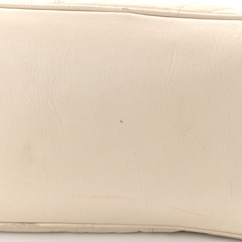 Louis Vuitton Lambskin Riveting White