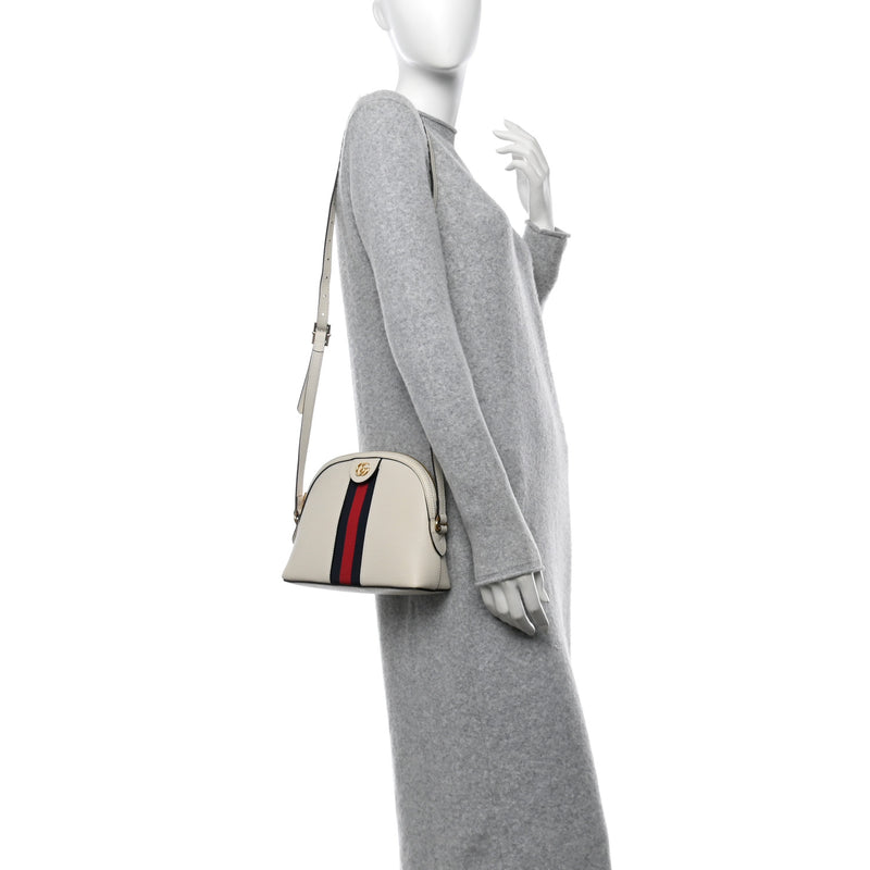 Gucci Textured Dollar Calfskin Web Small