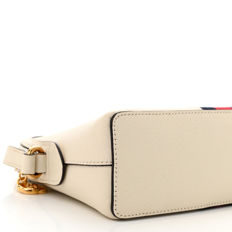 Gucci Textured Dollar Calfskin Web Small