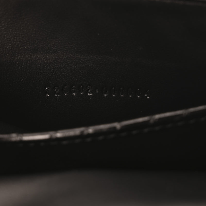 Gucci Crocodile Embossed Arm Bag Black