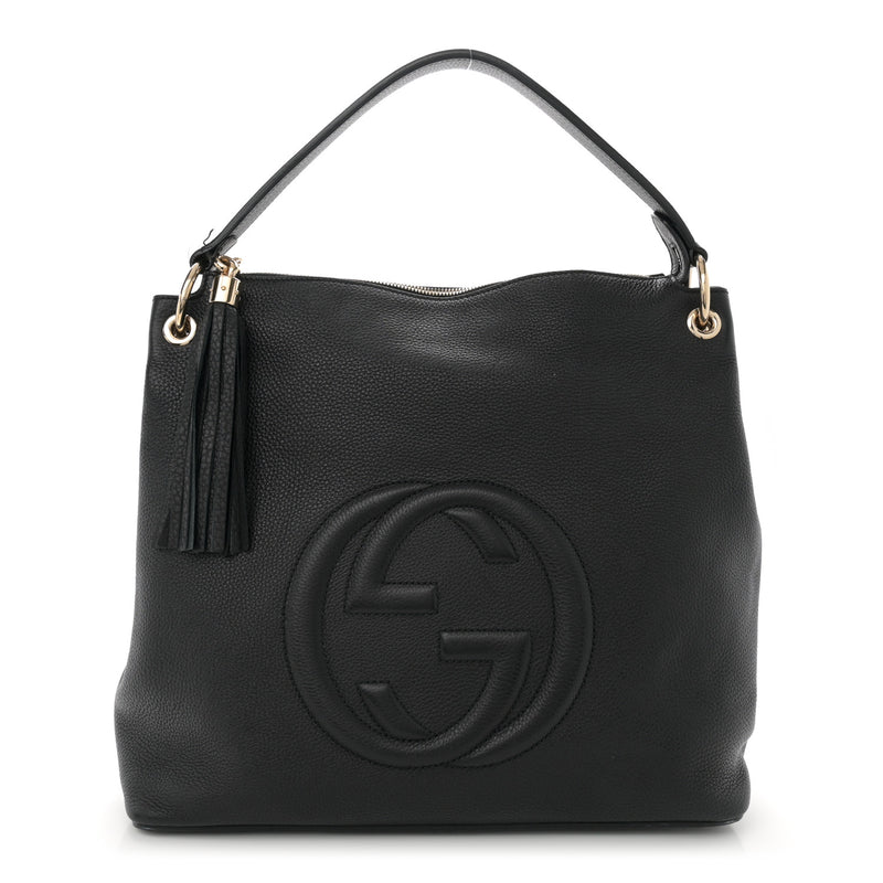 Gucci Pebbled Calfskin Large Soho Hobo