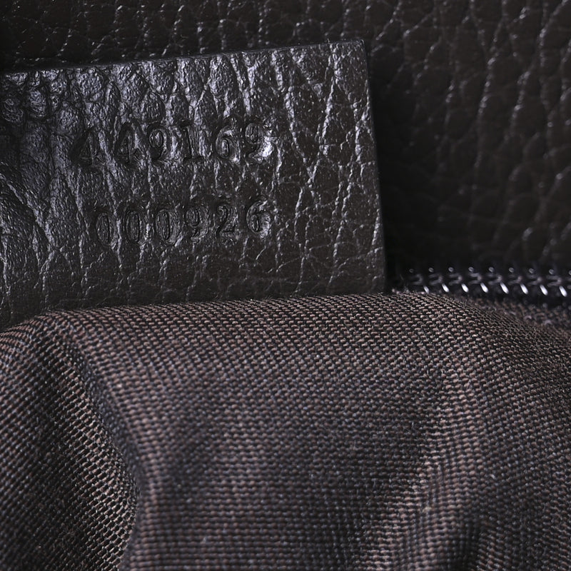 Gucci Gg Large Joy Tote Bag Dark Brown