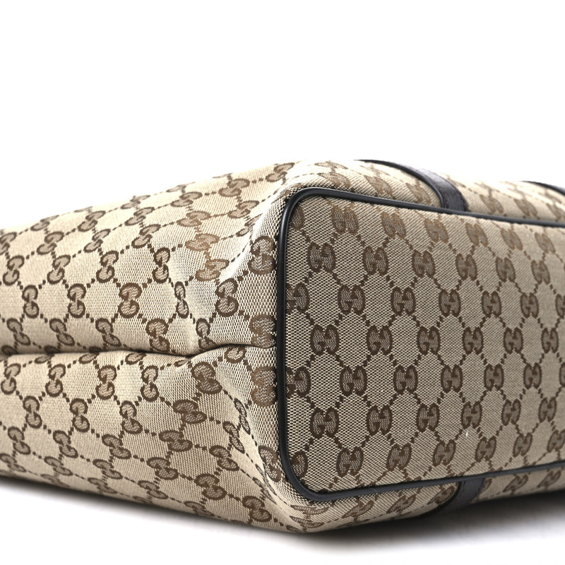 Gucci Gg Large Joy Tote Bag Dark Brown
