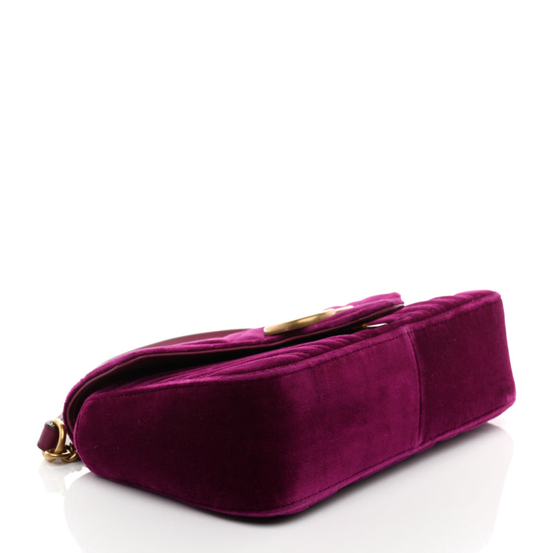 Gucci Velvet Matelasse Small Gg Marmont