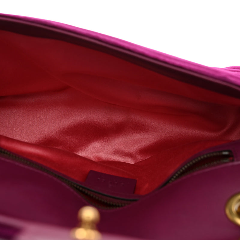 Gucci Velvet Matelasse Small Gg Marmont