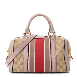 Gucci Vintage Web Small Boston Lilac