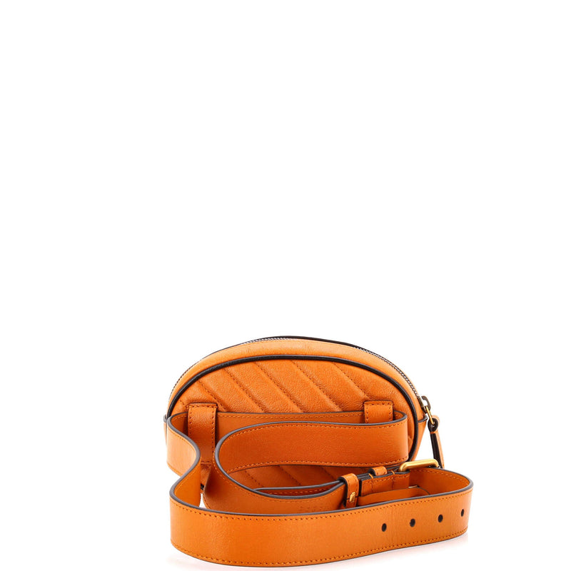 Gg Marmont Belt Bag Diagonal Quilted