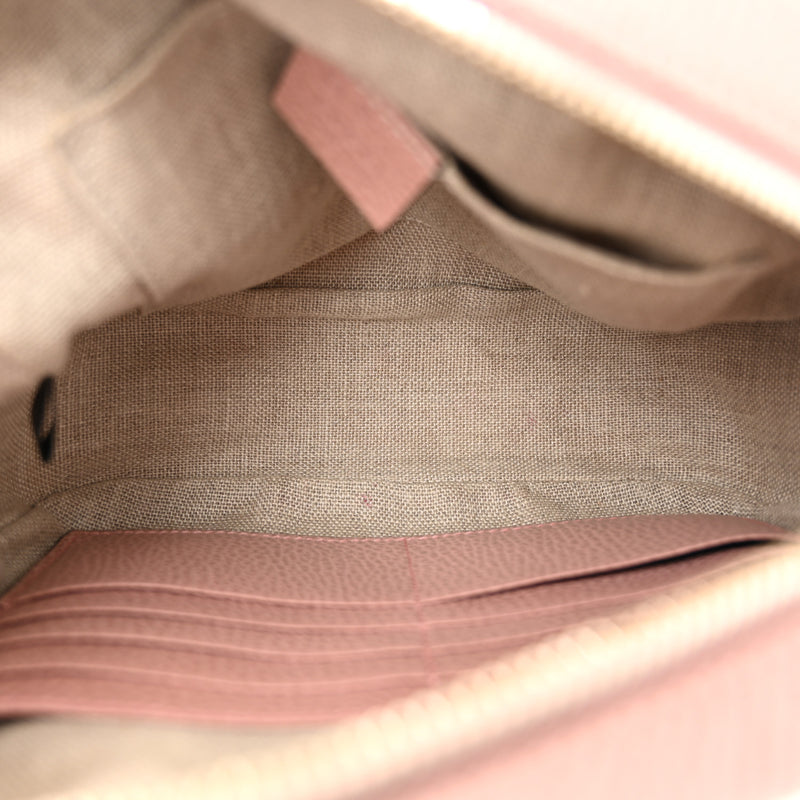 Gucci Mini Bree Messenger Bag Beige Soft