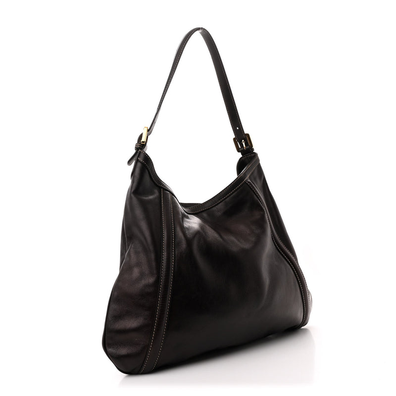 Gucci Calfskin Medium Britt Tote Dark