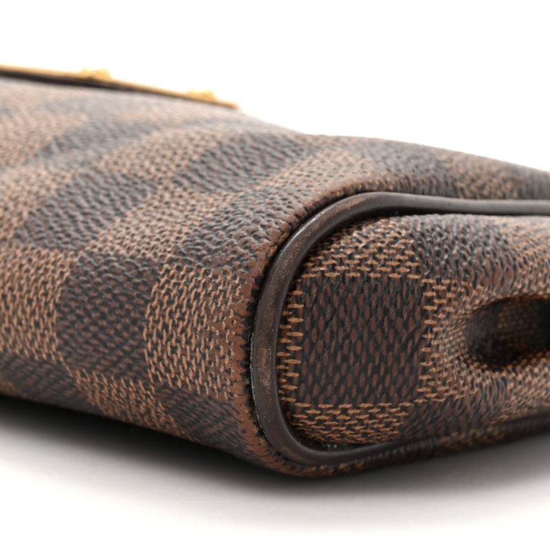 Louis Vuitton Damier Ebene Eva Clutch