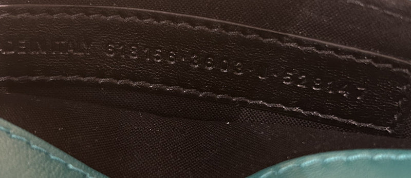 B. Dot Flap Bag Crocodile Embossed