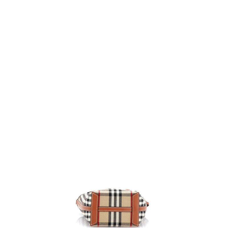 London Bucket Bag Vintage Check Canvas