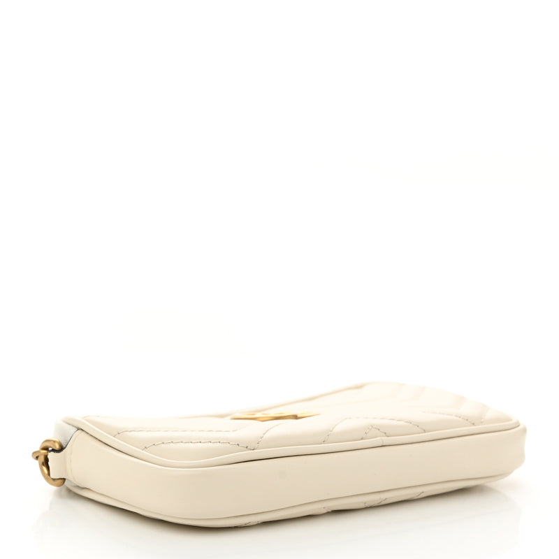Gucci Calfskin Matelasse Mini Gg Marmont
