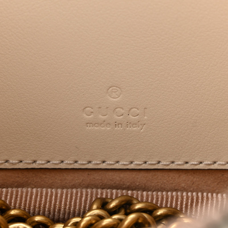 Gucci Calfskin Matelasse Mini Gg Marmont