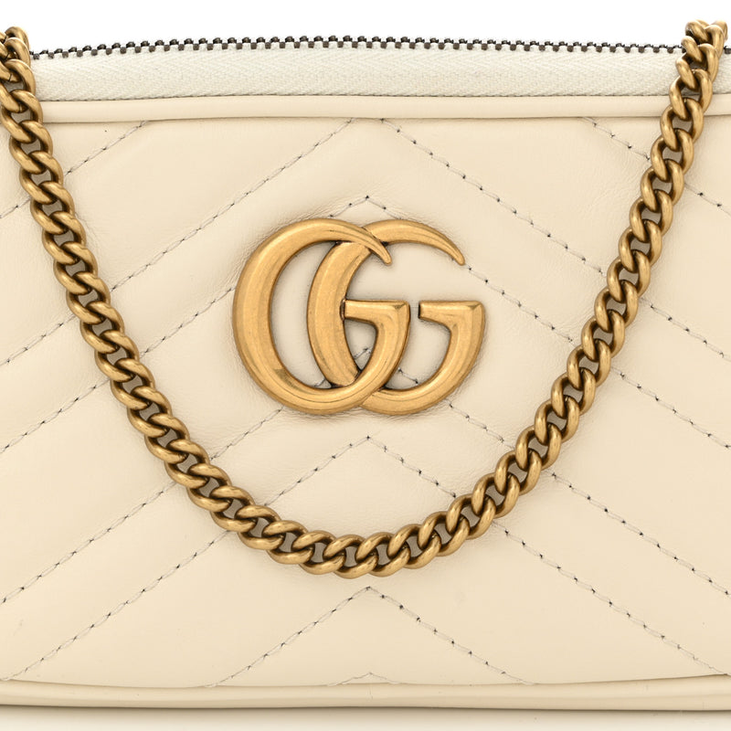 Gucci Calfskin Matelasse Mini Gg Marmont
