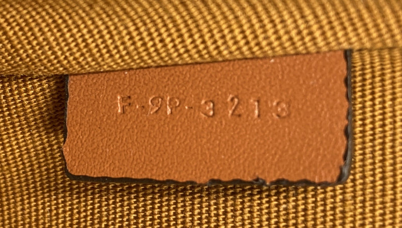 Logo Zip Wristlet Pouch Triomphe Coated