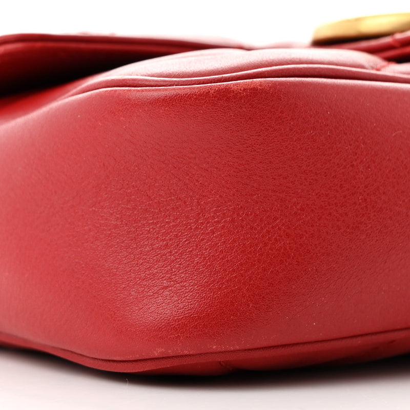 Gucci Calfskin Matelasse Super Mini Gg