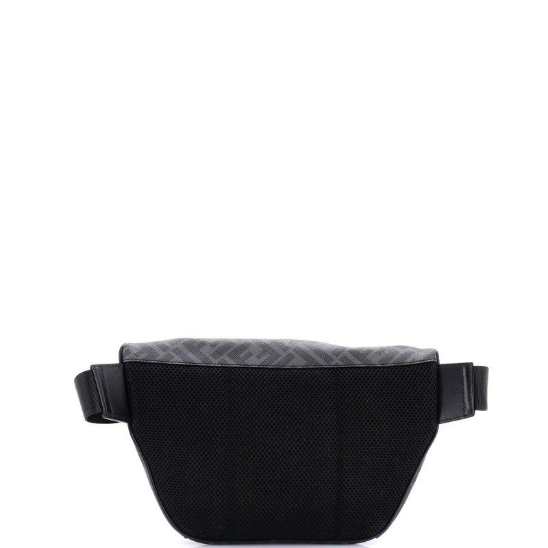 Ff Logo Waist Bag Zucca Coated Canvas