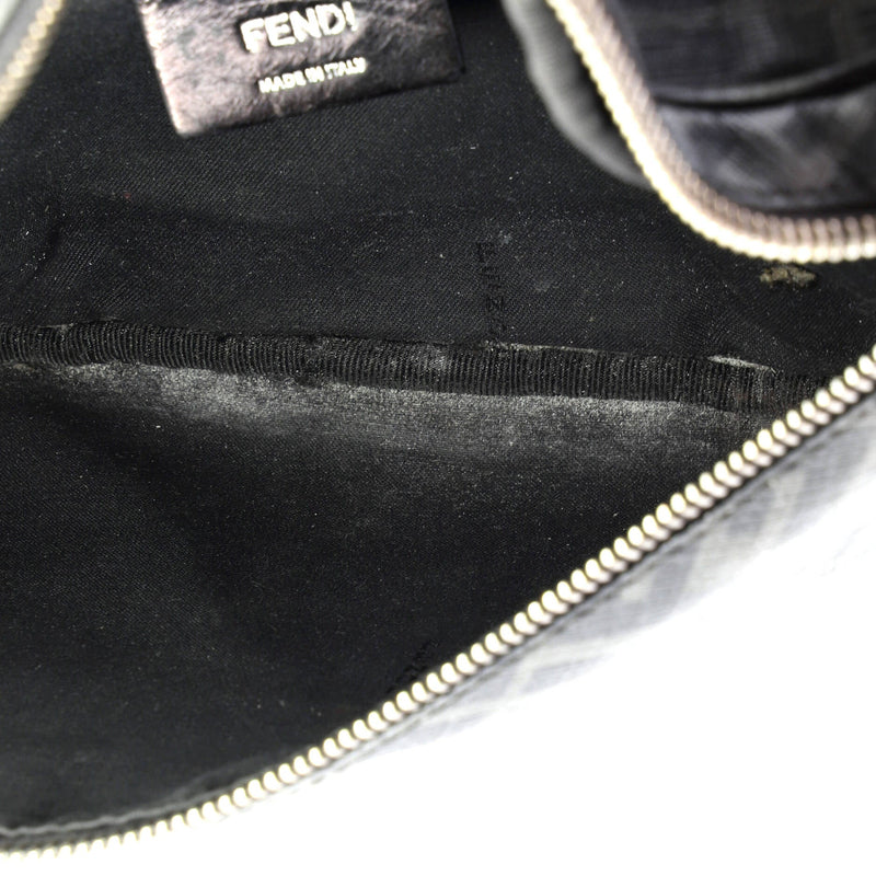 Ff Logo Waist Bag Zucca Coated Canvas