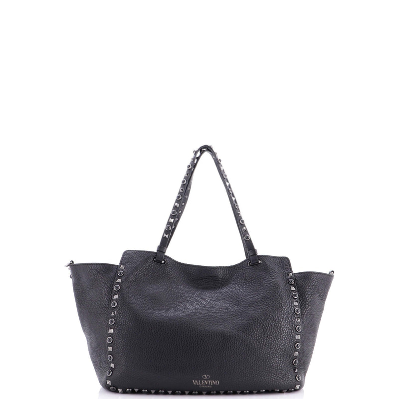 Rolling Rockstud Tote Leather With