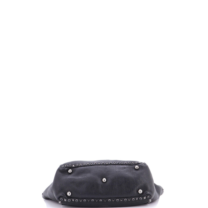 Rolling Rockstud Tote Leather With