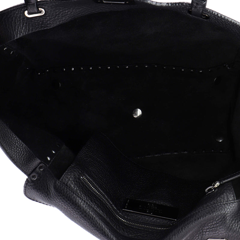 Rolling Rockstud Tote Leather With