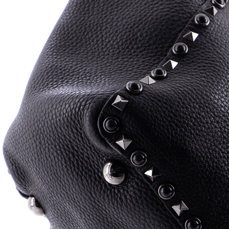 Rolling Rockstud Tote Leather With