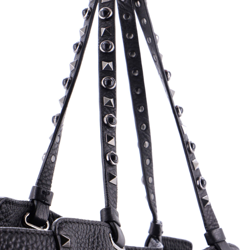 Rolling Rockstud Tote Leather With