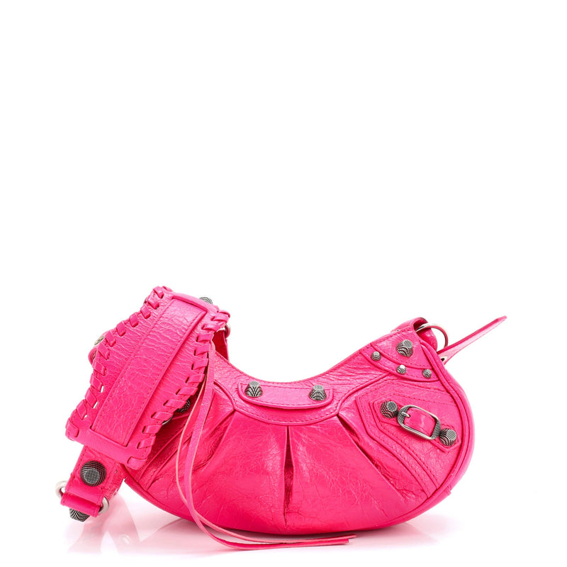 Le Cagole Giant Studs Shoulder Bag