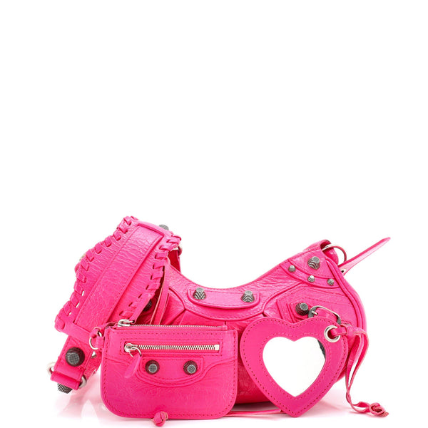 Le Cagole Giant Studs Shoulder Bag